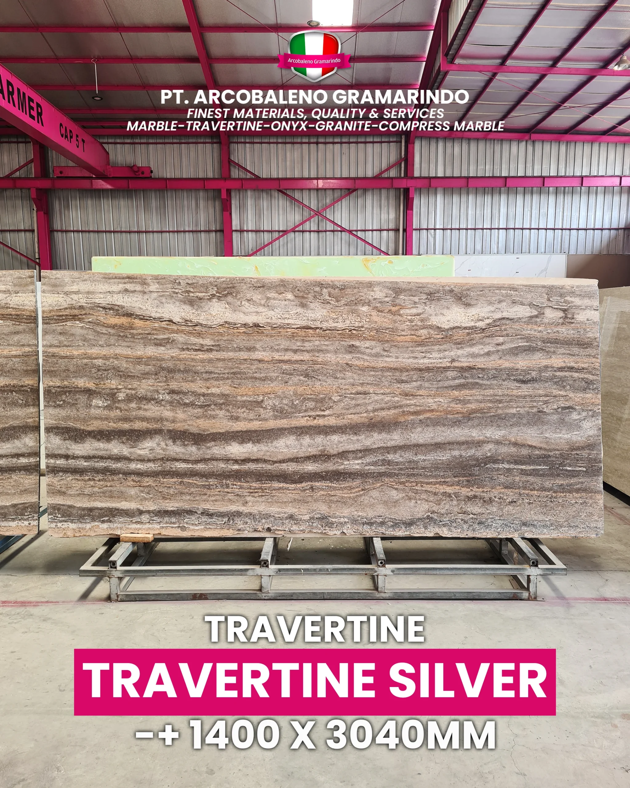 TRAVERINE SILVER 2 2
